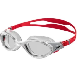 Speedo Biofuse 2.0 Goggles - Clear/Fed Red/Silver