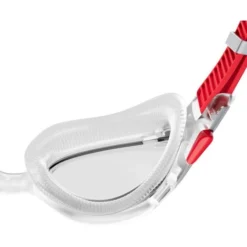 Speedo Biofuse 2.0 Goggles - Clear/Fed Red/Silver 7 Speedo Biofuse 2.0 Goggles - Clear/Fed Red/Silver -Swimmer Store 00233214515 3