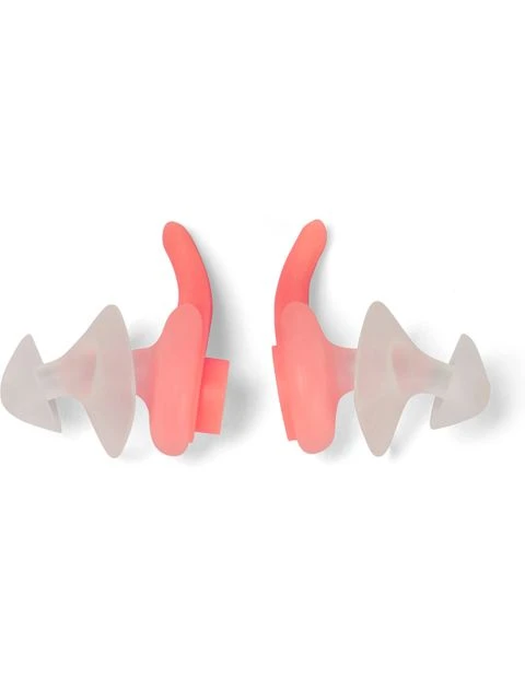 Speedo Biofuse Earplugs - Clear/Fluro Tangerine 3 Speedo Biofuse Earplugs - Clear/Fluro Tangerine - Image 3
