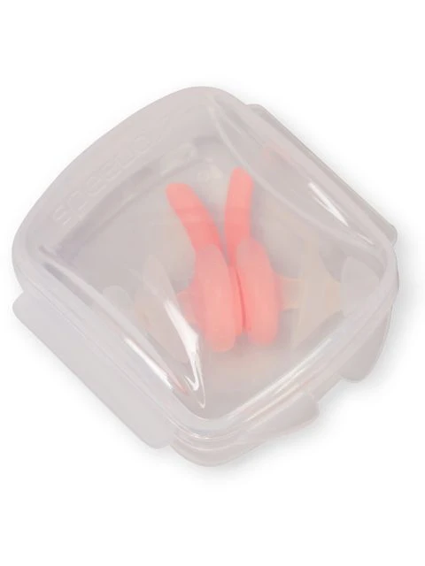 Speedo Biofuse Earplugs - Clear/Fluro Tangerine 4 Speedo Biofuse Earplugs - Clear/Fluro Tangerine - Image 4