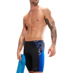 Speedo Splice Jammers - Chroma Blue 11 Speedo Splice Jammers - Chroma Blue -Swimmer Store 00300214535 1