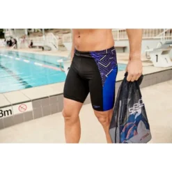 Speedo Splice Jammers - Chroma Blue 17 Speedo Splice Jammers - Chroma Blue -Swimmer Store 00300214535 7