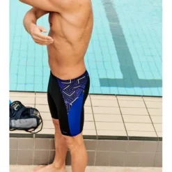 Speedo Splice Jammers - Chroma Blue 16 Speedo Splice Jammers - Chroma Blue -Swimmer Store 00300214535 8