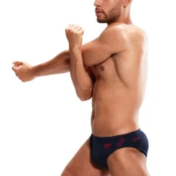 Speedo 7cm Splice Briefs - Hyperboom Navy/Red 9 Speedo 7cm Splice Briefs - Hyperboom Navy/Red -Swimmer Store 00301715148 2