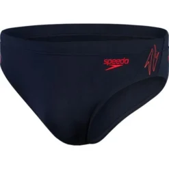 Speedo 7cm Splice Briefs - Hyperboom Navy/Red