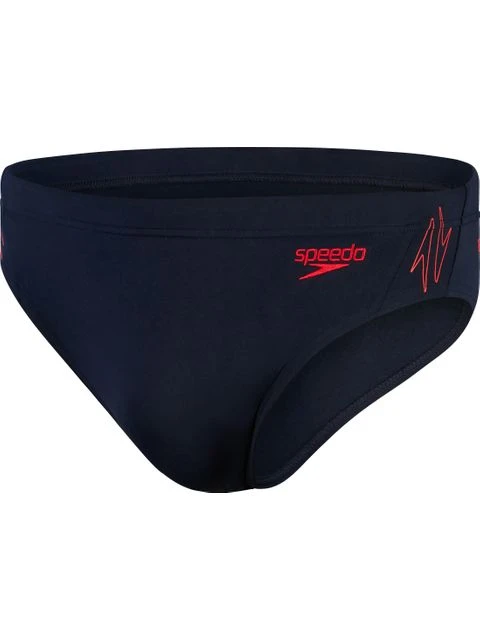 Speedo 7cm Splice Briefs - Hyperboom Navy/Red 1 Speedo 7cm Splice Briefs - Hyperboom Navy/Red