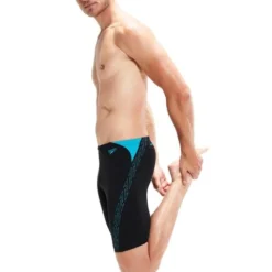 Speedo Splice Jammers - Black/Bolt -Swimmer Store 00303815147 2