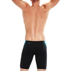 Speedo Splice Jammers - Black/Bolt -Swimmer Store 00303815147 3