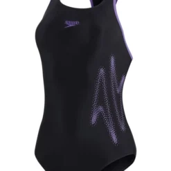 Speedo Racerback One Piece - Boom Logo/Miami Lilac
