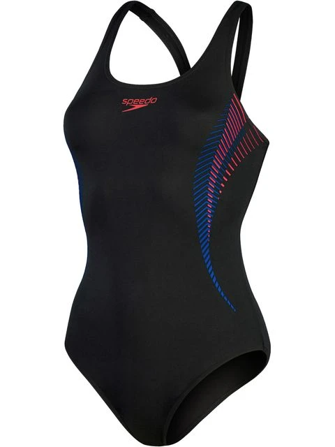 Speedo Muscleback One Piece - Fed Red/Chroma Blue 1 Speedo Muscleback One Piece - Fed Red/Chroma Blue