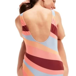 Speedo U-Back One Piece - Soft Coral/Nectarine -Swimmer Store 00308914497 4