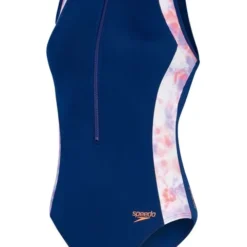 Speedo Panel Hydrasuit One Piece - Soft Coral/Miami Lilac