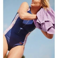Speedo Panel Hydrasuit One Piece - Soft Coral/Miami Lilac -Swimmer Store 00309114496 8