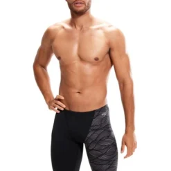 Speedo V-Cut Jammers - Black/Charcoal -Swimmer Store 00310415189 2