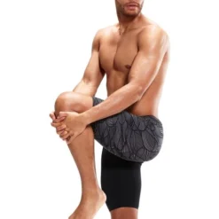 Speedo V-Cut Jammers - Black/Charcoal -Swimmer Store 00310415189 4