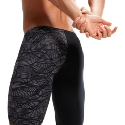 Speedo V-Cut Jammers - Black/Charcoal -Swimmer Store 00310415189 5