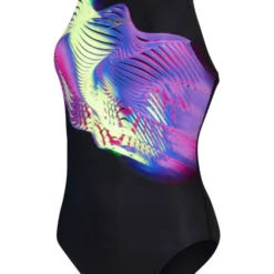 Speedo Medalist One Piece - Electric Pink/Miami Lilac/Bright Zest