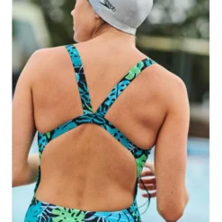 Speedo Leaderback One Piece - Aquarium/Aquasplash 17 Speedo Leaderback One Piece - Aquarium/Aquasplash -Swimmer Store 00317315206