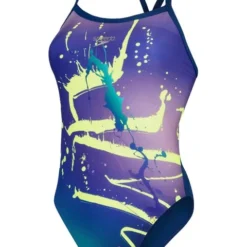 Speedo Turnback One Piece - Ammonite/Miami Lilac