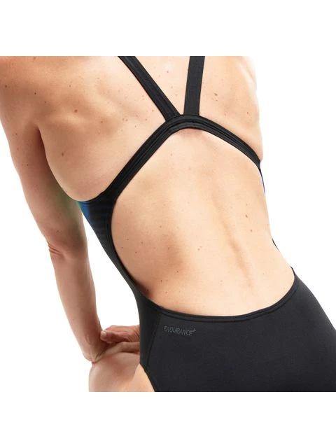 Speedo Leaderback One Piece - Chroma Blue/Fake Green/Aquasplash 6 Speedo Leaderback One Piece - Chroma Blue/Fake Green/Aquasplash - Image 6