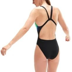 Speedo Leaderback One Piece - Chroma Blue/Fake Green/Aquasplash 9 Speedo Leaderback One Piece - Chroma Blue/Fake Green/Aquasplash -Swimmer Store 00317615198 7