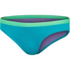 Speedo Solid Waistband Briefs - Aquarium/Fake Green