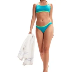 Speedo Solid Waistband Briefs - Aquarium/Fake Green -Swimmer Store 00318215501 8