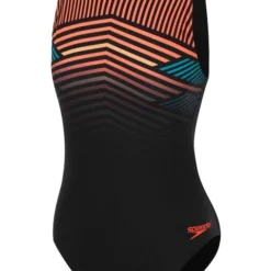 Speedo Hydrasuit One Piece - Black/Siren Red