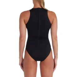 Speedo Hydrasuit One Piece - Black/Siren Red 7 Speedo Hydrasuit One Piece - Black/Siren Red -Swimmer Store 00339815802 3