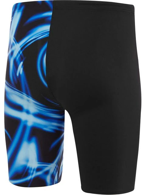 Speedo V-Cut Jammers - Black/Beautiful Blue 2 Speedo V-Cut Jammers - Black/Beautiful Blue - Image 2