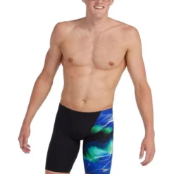 Speedo V-Cut Jammers - Beautiful Blue/Siren Red 6 Speedo V-Cut Jammers - Beautiful Blue/Siren Red -Swimmer Store 00347015852 2