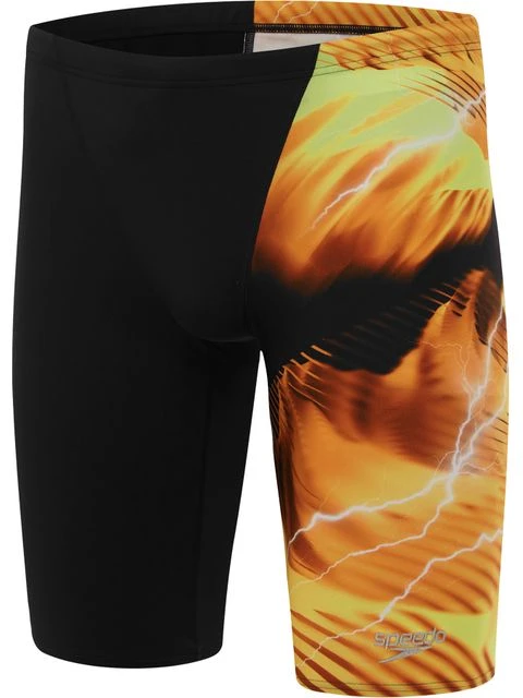 Speedo V-Cut Jammers - Boost Orange/Chartreuse 1 Speedo V-Cut Jammers - Boost Orange/Chartreuse