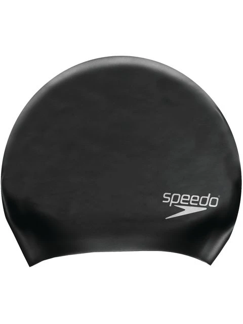 Speedo Long Hair Swim Cap - Black 1 Speedo Long Hair Swim Cap - Black
