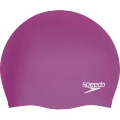 Speedo Long Hair Swim Cap - Neon Orchid