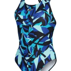 Speedo Powerback One Piece - Chrome Blue/Aquarium