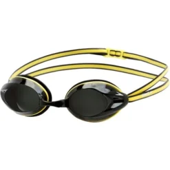 Speedo Opal Smoked Goggles - Black & Safety Yellow