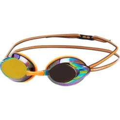 Speedo Opal Goggles - Mirror/True Navy/Papaya Punch/USA Charcoal