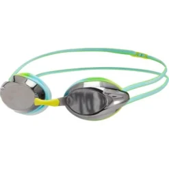 Speedo Opal Junior Goggles - Mirror/Fluro Green/Lazer Lemon/Marine Blue