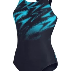 Speedo Muscleback One Piece - Hyperboom Navy/Bolt