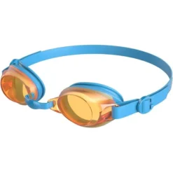 Speedo Jet Junior Goggles - Orange Tint/Blue