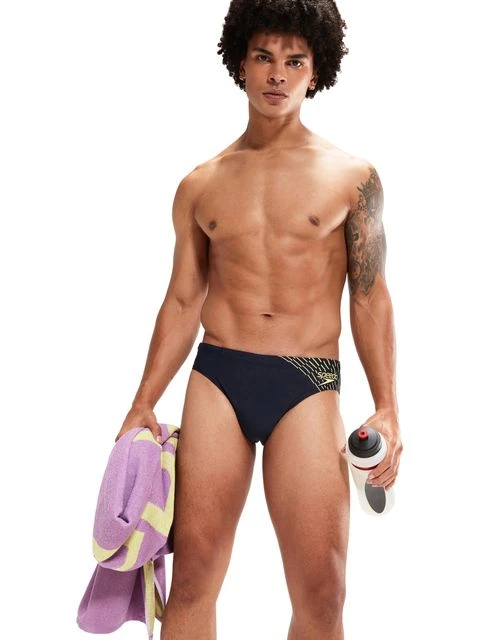 Speedo 7cm Briefs - Medley Logo True Navy/Spritz 5 Speedo 7cm Briefs - Medley Logo True Navy/Spritz - Image 5