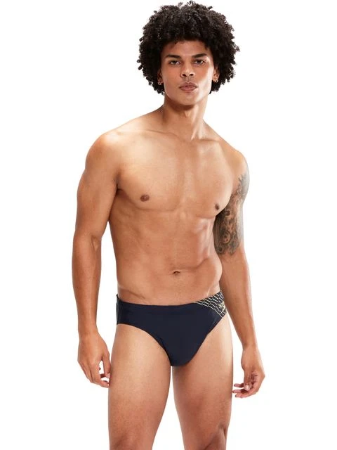 Speedo 7cm Briefs - Medley Logo True Navy/Spritz 2 Speedo 7cm Briefs - Medley Logo True Navy/Spritz - Image 2