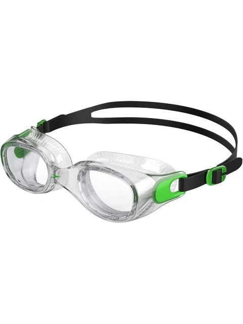 Speedo Futura Classic Clear Goggles - Fluro Green & Clear 1 Speedo Futura Classic Clear Goggles - Fluro Green & Clear