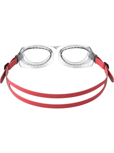 Speedo Futura Classic Junior Clear Goggles - Lava Red & Clear 3 Speedo Futura Classic Junior Clear Goggles - Lava Red & Clear - Image 3
