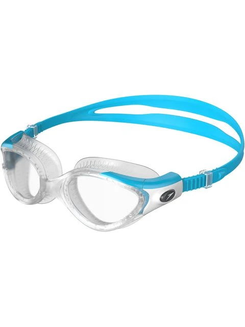 Speedo Futura Biofuse Flexiseal Female Clear Goggles - Turquoise & Clear 1 Speedo Futura Biofuse Flexiseal Female Clear Goggles - Turquoise & Clear
