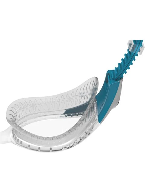 Speedo Futura Biofuse Flexiseal Female Clear Goggles - Turquoise & Clear 4 Speedo Futura Biofuse Flexiseal Female Clear Goggles - Turquoise & Clear - Image 4