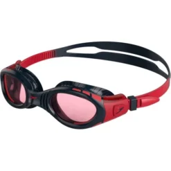 Speedo Junior Futura Biofuse Flexiseal Goggles - Red Tint/True Navy/Fed Red
