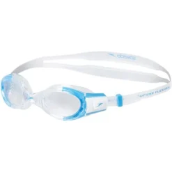 Speedo Futura Biofuse Flexiseal Junior Clear Goggles - Clear & White