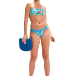 Speedo Cross Back Crop Top - Retro Floral -Swimmer Store 1172715170 6