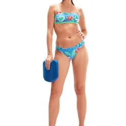 Speedo Cross Back Crop Top - Retro Floral -Swimmer Store 1172715170 7